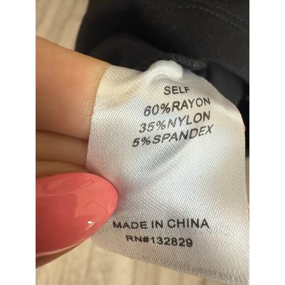 LPA The Label 80’s Cutout Maxi Dress Size M Black Your Ex Was Wrong! - Picture 6 of 9